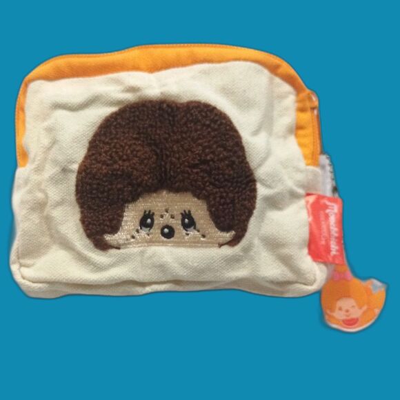 Monchhichi pouch with charm - Picture 1 of 6